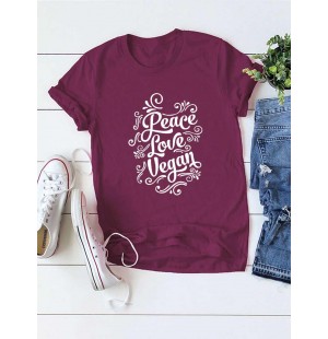 Letter Print Tee