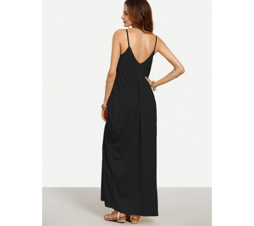 V-neckline Cocoon Cami Dress