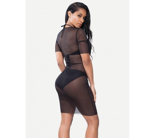 See Through Mesh Dress