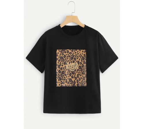 Cheetah Print Tee