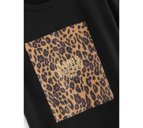 Cheetah Print Tee