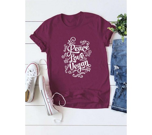 Letter Print Tee