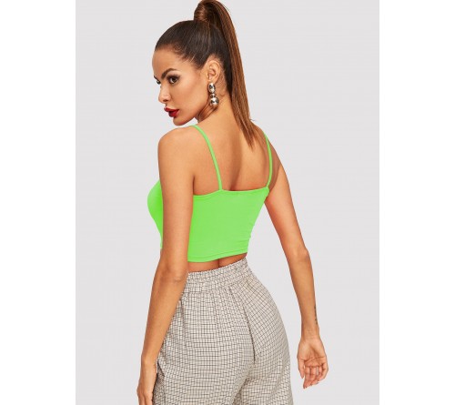 Neon Lime Solid Cami Top